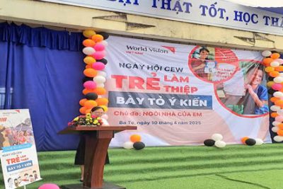 NGÀY HỘI CEW TRẺ LÀM THIỆP BÀY TỎ Ý KIẾN Với chủ đề: “Ngôi nhà của em”